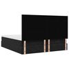 vidaXL Ottoman bed met matrassen en LED's 180x200cm fluweel zwart