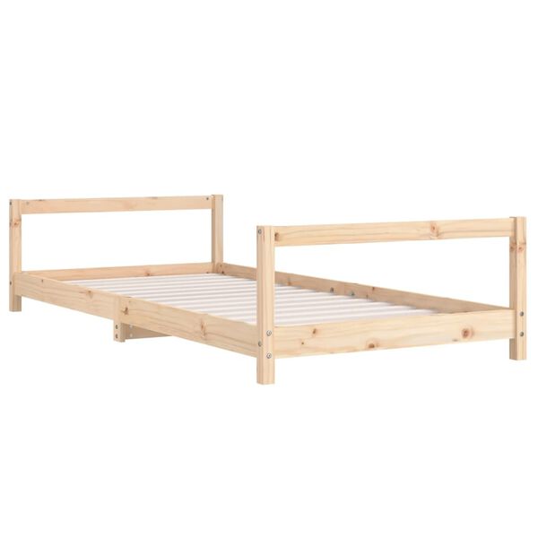 vidaXL Kinderbedframe 90x190 cm massief grenenhout