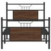 vidaXL Bedframe zonder matras bewerkt hout bruin eikenkleur 80x200 cm
