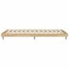 vidaXL Bedframe zonder matras hout sonoma eikenkleurig 100x200 cm