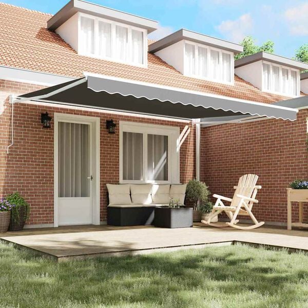 vidaXL Markies Wit 4,5 &times; 3 m Metaal