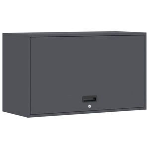 vidaXL Wandkast voor Garage Antraciet 90 x 40 x 53 cm