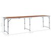 vidaXL Campingtafel inklapbaar 240x60 cm aluminium