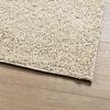 vidaXL Vloerkleed PAMPLONA shaggy hoogpolig modern 160x160 cm goud