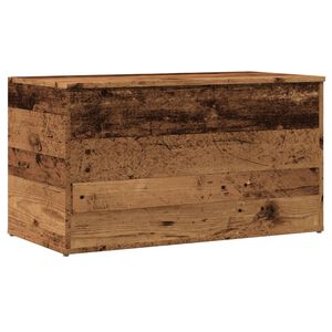 vidaXL Opbergkist 84x42x46 cm bewerkt hout oud houtkleurig