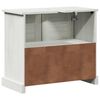 vidaXL Wastafelkast met plank VIGO Wit en Antiek Wit 68 x 34 x 59 cm