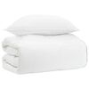 vidaXL Dekbedset met kussen Wit 140 x 200 cm Katoen, Bamboe, Polyester
