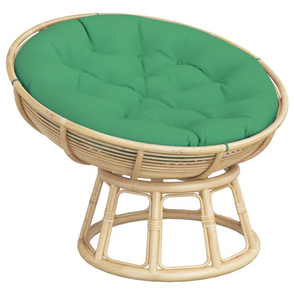 vidaXL Zitkussen rond &Oslash; 100x11 cm oxford stof groen