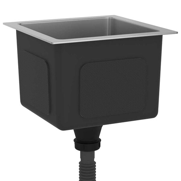 vidaXL Gootsteen handgemaakt roestvrij staal