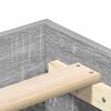 vidaXL Bedframe zonder matras 120x200 cm spaanplaat grijs sonoma