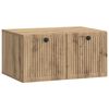 vidaXL Wandbeugel TV-kast Artisanaal eiken 59,5 x 41 x 30 cm