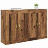 vidaXL Wandkast 2 pcs Oudhout 69,5 x 34 x 90 cm Bewerkt hout