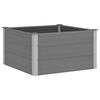 vidaXL Plantenbak verhoogd 100x100x54 cm HKC grijs