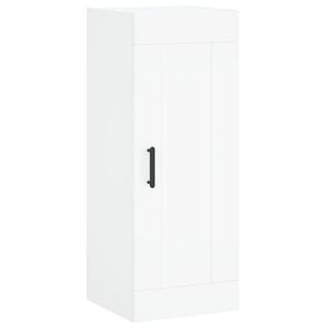 vidaXL Wandkast 34,5x34x90 cm bewerkt hout wit