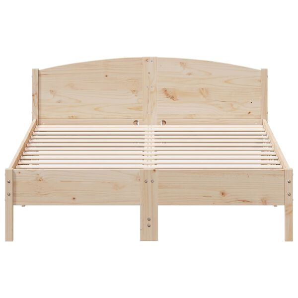 vidaXL Bedframe zonder matras massief grenenhout 120x200 cm