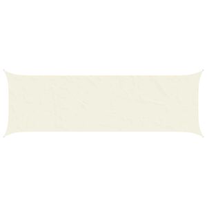 vidaXL Zonneschaduwzeil Cr&egrave;mekleurig 6 x 2 m 100% Polyester Oxford