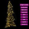 vidaXL Kerstboom met 160 LED Warmwit 150 cm Rattan