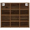vidaXL Schoenenkast met plank Oudhout 77,5 x 30 x 67 cm Bewerkt hout