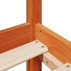 vidaXL Bedframe zonder matras massief grenenhout wasbruin 75x190 cm