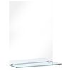 vidaXL Wandspiegel met schap 40x60 cm gehard glas