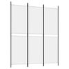 vidaXL Kamerscherm met 3 panelen 150x180 cm stof wit