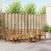 vidaXL Buiten bankenset 7 pcs Naturel Massief Acaciahout
