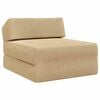 vidaXL Vouwbare Bankbed Groen Grijs 60 x 70 x 41 cm Stof