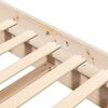 vidaXL Bedframe Naturel 200 x 200 cm Massief grenenhout