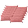 vidaXL Kussensloop 12 pcs HEERLEN Roze 40 x 80 cm Fluweel