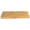 vidaXL Tafelblad met natuurlijke rand 70x40x2,5 cm massief mangohout