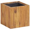 vidaXL Plantenbak verhoogd 24,5x24,5x25 cm massief acaciahout