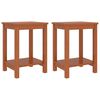 vidaXL Nachtkastjes 2 st 35x30x47 cm massief grenenhout honingbruin