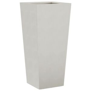vidaXL Plantenbak 35x35x75 cm roestvrij staal