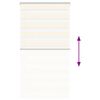 vidaXL Zebra Blind 80x150 cm stofbreedte 75,9 cm polyester marmerbeige