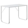 vidaXL Computerbureau 110x60x73 cm spaanplaat wit