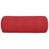 vidaXL Bolster Kussens 2 stuks Rood &Oslash; 25 x 70 cm Stof