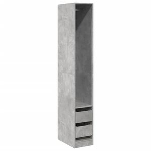 vidaXL Kledingkast 30x50x200 cm bewerkt hout betongrijs