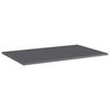 vidaXL Wandschappen 4 st 80x50x1,5 cm spaanplaat hoogglans grijs