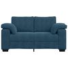 vidaXL Loveseat Sofa Blauw 160x77x82 cm Fluweel