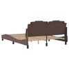vidaXL Bedframe "Viana" zonder matras kunstleer bruin 160x200 cm