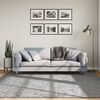 vidaXL Vloerkleed PAMPLONA shaggy hoogpolig modern 200x200 cm grijs