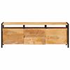 vidaXL Opslagkasten met lade Bruin 110 x 30 x 40 cm Massief Mango Hout