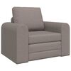 vidaXL Slaapbank Taupe 98 x 71 x 83 cm Stof