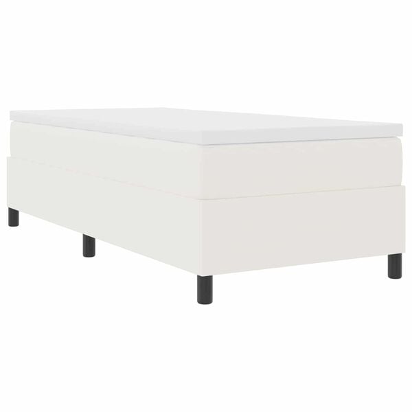 vidaXL Platform bedframe Cr&egrave;me 80 x 200 cm Stof
