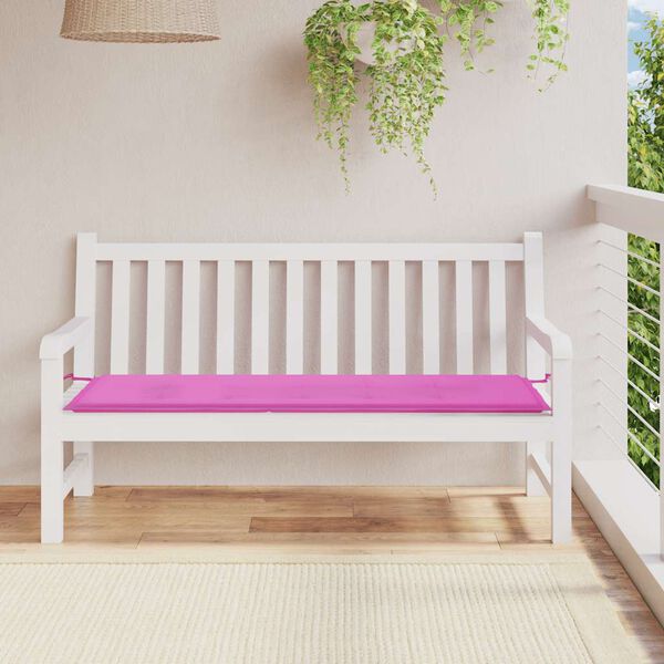 vidaXL Tuinbankkussen 150x50x4 cm oxford stof roze