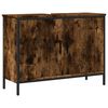 vidaXL Badkamerkast 80x30x60 cm bewerkt hout gerookt eikenkleurig