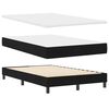 vidaXL Boxspring bed met matras met LED Zwart 120 x 190 cm Stof