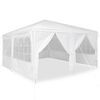vidaXL Partytent Wit 400 x 400 x 266 cm Polyetheen