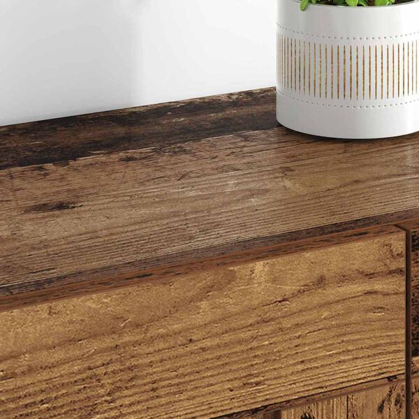 vidaXL Wandkast 2 pcs Oudhout 69,5 x 34 x 90 cm Bewerkt hout