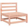 vidaXL Tuinbank zonder armleuningen met kussens massief douglashout